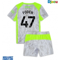 Manchester City Phil Foden #47 Rezervni Dres za djecu 2025-26 Kratak Rukav (+ Kratke hlače)